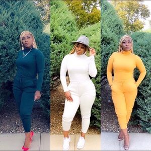 Turtleneck Jogger Set